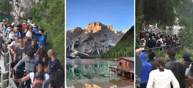 Sovraffollamento al Lago di Braies
